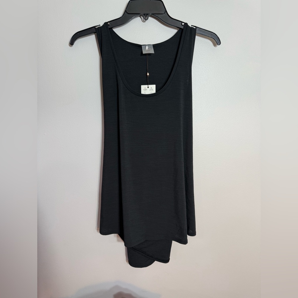 NWT CALIA Women's Twist Back Tank Black Size XXL Retail $48